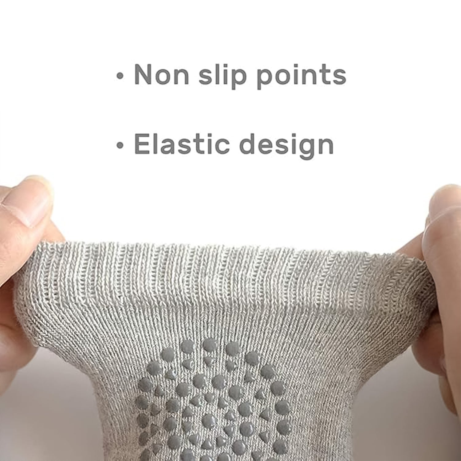 Grey Wool Knit Knee Guards for Babies & Toddlers Grey Wool Knit Knee Guards for Babies & Toddlers